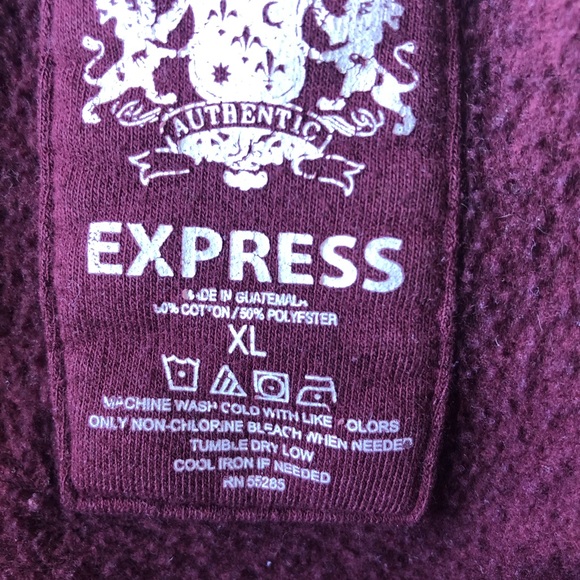 Express Zip Up NYC Hoodie Sz XL - Picture 3 of 3